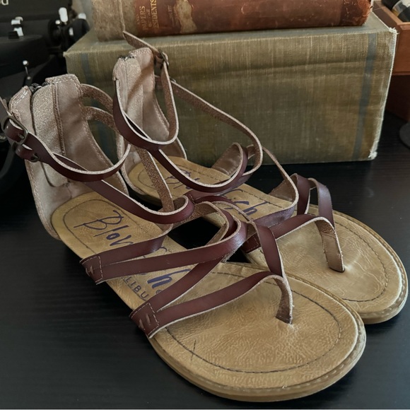Blowfish Bungalow Wedge Gladiator Sandals - Picture 4 of 8